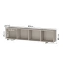 Ver imagem 3 de Rack para TV até 75 Polegadas 210x51cm Aruá CabeCasa MadeiraOriginals