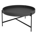 Ver imagem 4 de Kit 2 Mesas de Centro em Couro Décor Patrimar Móveis:preto