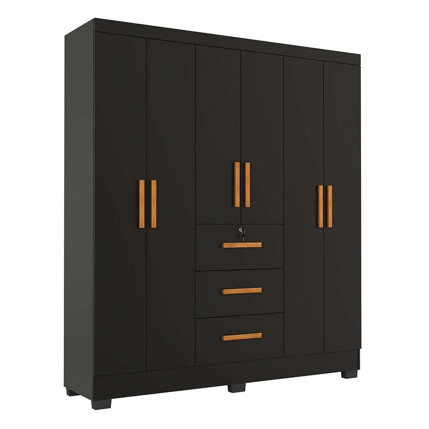 Guarda-Roupa 6 Portas 180x200,5cm Amanda Yescasa | MadeiraMadeira