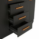 Ver imagem 5 de Guarda-Roupa 6 Portas 180x200,5cm Amanda Yescasa Preto