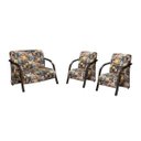 Ver imagem 1 de Kit 3 Poltronas Decorativa Sevilha Braço Madeira Confortável Sala Estampa Beer