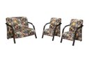 Ver imagem 1 de Kit 3 Poltronas Decorativa Sevilha Braço Madeira Confortável Sala Estampa Beer