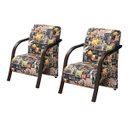 Ver imagem 3 de Kit 3 Poltronas Decorativa Sevilha Braço Madeira Confortável Sala Estampa Beer