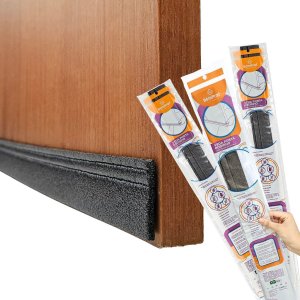 Kit com 3 Unidades Protetor contra Insetos Veda Porta Rodinho Adesivo 80 Cm
