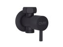 Ver imagem 1 de Registro de metal black preto fosco c/ derivação Civitt