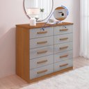 Ver imagem 7 de Cômoda 10 Gavetas Tampo 135CMX116CM Ryad