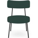 Ver imagem 3 de Poltrona Decorativa Para Sala De Estar Base Fixa Londres L02 Linho Verde Musgo - Lyam Lyam Decor