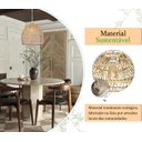 Ver imagem 5 de 2 Pendente de Fibra Natural em Rattan E27 Cesto Nat71