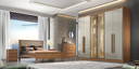 Ver imagem 1 de Guarda Roupa Rizon Glass 6 Portas 8 Gavetas 2 Portas Reflequita Novo Horizonte Cumaru/Fendi