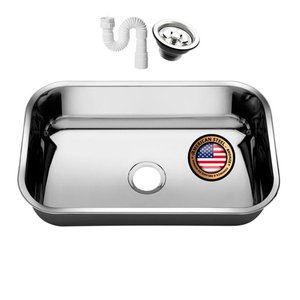 Cuba Aço Inox American Steel N 2 56x34x14 com Válvula