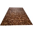 Ver imagem 1 de Tapete de couro castanho 2,00x3,00 sem bordas peça 5x5cm