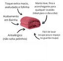 Ver imagem 3 de Cobertor de Manta Microfibra Casal:BLUSH