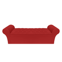 Ver imagem 1 de Recamier Baú Calçadeira Chaise Quarto Solteiro 90cm Barcelona:suede Vermelho