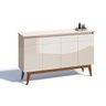 Buffet Classic Imcal 66411 Off-white 4 Portas Pé de Madeira - 1