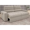 Sofá Omega 2,30M Assento Retrátil e Reclinável Velosuede - Netsofás - 1