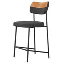 Ver imagem 7 de Kit 04 Banquetas Baixa Bar Cozinha Sala Jantar Whisky Elira L02 Couríssimo Whisky Linho Chumbo -