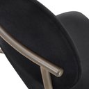 Ver imagem 6 de Conjunto com 2 Cadeiras Metal Marchezine Moderna Mobilia Linho Preto Prata