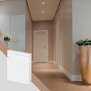 Ver imagem 1 de Kit 15 Rodapés de Poliestireno Arquitech 51010 Frisado 10cm 2,40m Branco