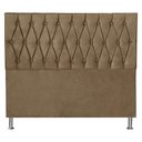 Ver imagem 1 de Cabeceira King 1,95m Paris Suede Bege