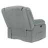 Poltrona do Papai Reclinável Sala de Cinema Barcelona Manual Pu Cinza - 5