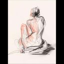 Ver imagem 1 de Figure Gesture Ii Canaleta 45x60cm Preta