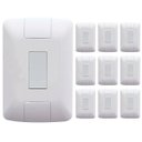 Ver imagem 1 de Kit 10 Cj 4x2 1 Interruptor Simples Tramontina 6 a 250 V