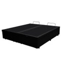 Ver imagem 5 de Base Box Baú Bipartido Casal Sintético Preto 42x138x188 Serra Negra