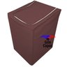 Capas Máquina Lavar Brastemp 12kg 13kg 15kg 16kg Impermeável marrom - 2