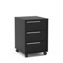 Ver imagem 2 de Gaveteiro com Rodízios Maia 3 Gavetas Preto - Politorno