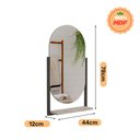 Ver imagem 4 de Gabinete e Espelheira para Banheiro com Cuba 1 Porta Basculante 65 Cm Havai Cimento - Mgm