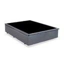 Ver imagem 2 de Base Box Baú Casal Sintético Cinza 40x138x188 Serra Negra