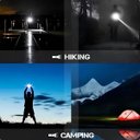 Ver imagem 6 de Lanterna Tatica Acampamento Recarregavel Pequena Bolso Led