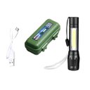 Ver imagem 5 de Lanterna Tatica Acampamento Recarregavel Pequena Bolso Led