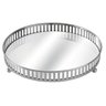 Bandeja Decorativa Redonda Ferro 28cm com Espelho Mart Collection - 1
