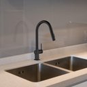 Ver imagem 4 de Torneira Cozinha Monocomando,40cm, Metal Inox, Bico Extensor Acabamento: Premium; Cor: Preta