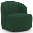 Ver imagem 7 de Kit 02 Poltronas Giratória Orgânica para Sala Living Heidy F04 Veludo Verde - Lyam Decor