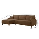 Ver imagem 5 de Sofá Albano Veludo 300cm Chaise Lado Esquerdo Meu Sofá Online