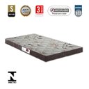 Ver imagem 4 de Cama Box Solteiro Colchão Espuma D23 Bordado + Box Suede Bege Serra Negra 53x88x188