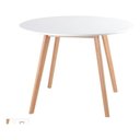 Ver imagem 1 de Mesa de Jantar Eames Leda 80cm Branca