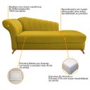 Ver imagem 6 de Kit Diva Recamier Vanessa 160cm Lado Direito e 02 Poltronas Laura Suede - Doce Sonho Móveis RECAMIER