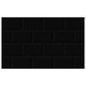 Revestimento Hd Brilhante Borda Bold Azulejo Preto 34X60Cm - 3