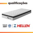 Ver imagem 6 de Cama Box Baú Solteiro Espuma Ortopédica Onix D33 88x188x61cm Hellen - Suporta até 120 kg
