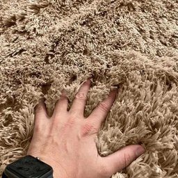 Tapete para Sala e Quarto Felpudo Cronos Casa Dona 200x300cm Caramelo - 3