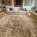 Ver imagem 4 de Tapete para Sala e Quarto Felpudo Cronos Casa Dona 200x250cm Caramelo
