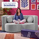 Ver imagem 7 de Sofá Cama Bolge 1,88m Xpand Tech Tecido Velourê Cinza Claro Cama Inbox
