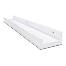 Prateleira Jade 100% Mdf (porta Tempero, Quadros de Fotos, Decorações) - 60x12 Cm:branco - 2