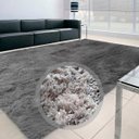 Ver imagem 3 de Tapete Felpudo Apolo Soft Casa Dona Cinza 100x150cm