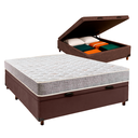 Ver imagem 1 de Cama Box Bau Blindado Casal + Colchão D33 D33 Inducol