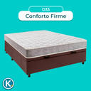 Ver imagem 4 de Cama Box Bau Blindado Casal + Colchão D33 D33 Inducol