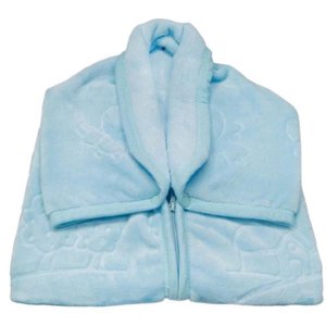 Cobertor Baby Sac Touch Texture Azul - Jolitex Ternille